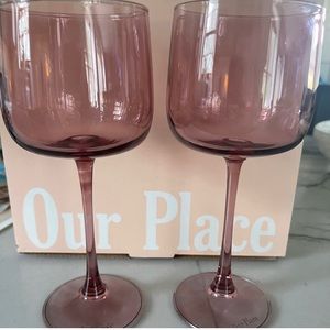 Our place tinted wine glasses!!